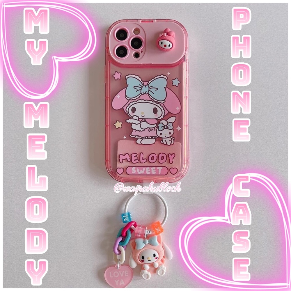 My Melody Phone Case with Charm